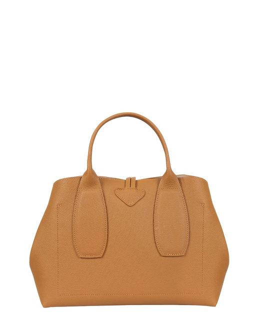 Longchamp Brown Medium Roseau Bag