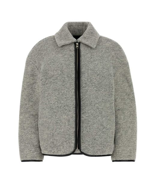 J.W. Anderson Gray Melange Wool Blend Jacket