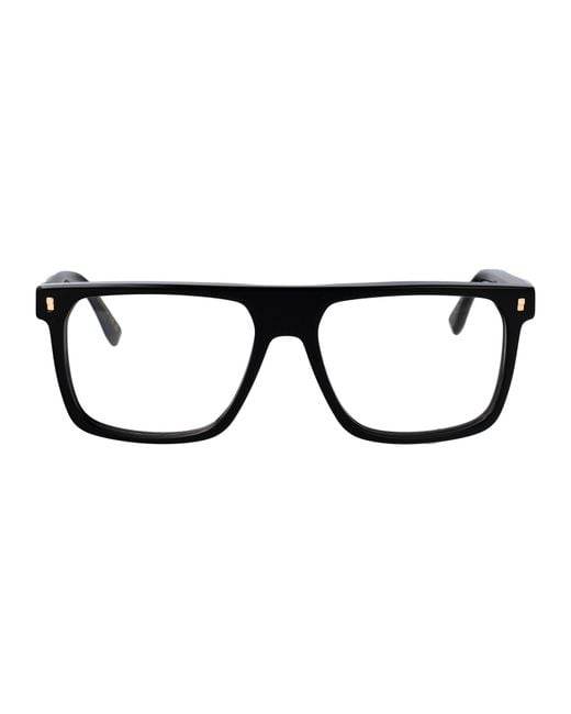 DSquared² Black D2 0182 2M2 Acetate Optical for men