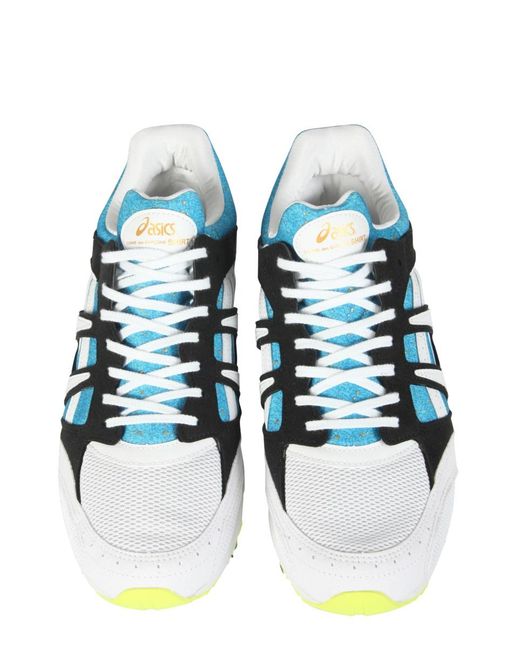 Comme des Garçons Blue Sneakers X Asics Tarther Mix Fabric Trainers for men