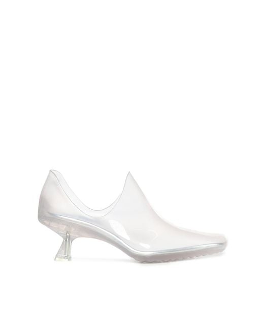 Loewe White Boots Pvc