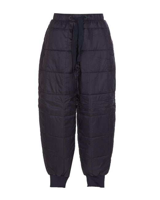 Barbour Arna Padded Track Pants in Blue | Lyst