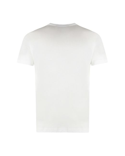 Comme des Garçons White Andy Warhol Print Cotton T-Shirt for men