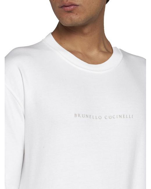 Brunello Cucinelli White Fleece for men