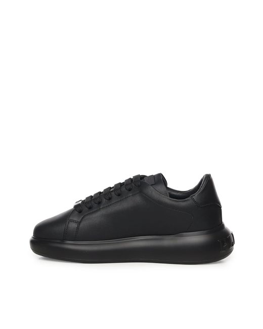 Philipp Plein Black Hexagon Low Top Sneakers for men
