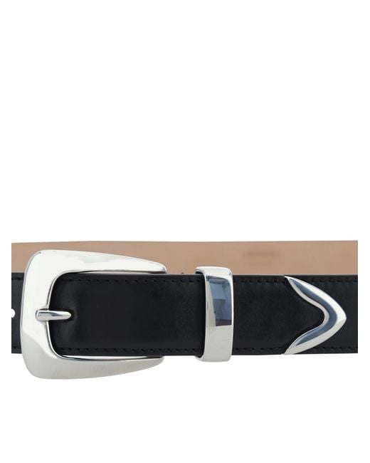 Khaite Black Belt Benny Calf Leather