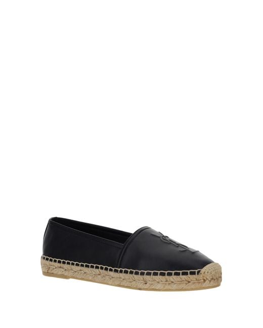 Saint Laurent White Espadrilles Lambskin Upper: (Ovis Aries)