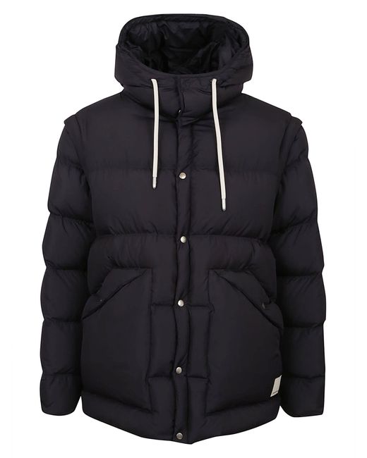 Emporio Armani Logo-embellished Puffer Jacket in Black for Men