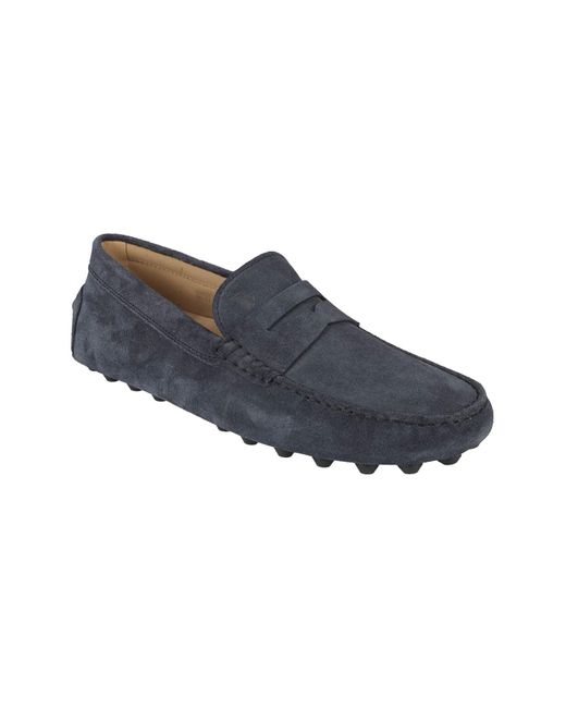 Tod's Mocassino Camoscio in Blue for Men | Lyst