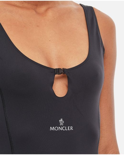 Moncler Blue Jersey Bodysuit