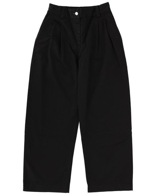 Paul Smith Black Cotton Tailored Pants Organic Trousers