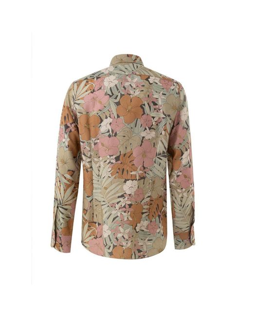 Tom Ford Brown Multicolor Lyocell Pattern Shirt for men