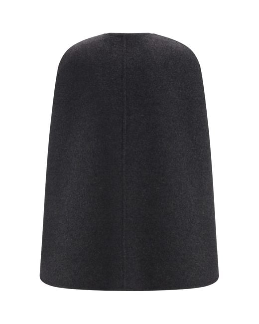 Gucci Black Wool-Blend Cape