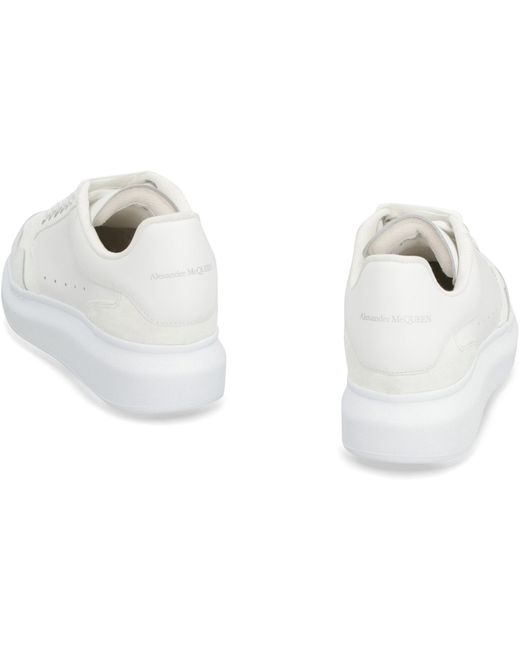 Alexander McQueen White 'larry' Sneakers