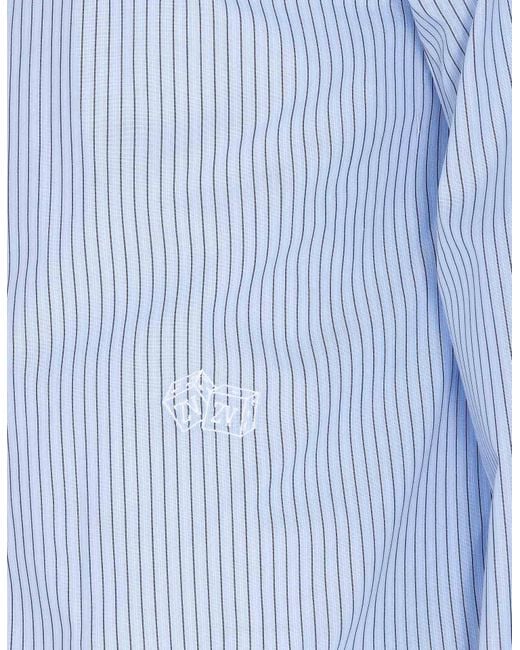 Zadig & Voltaire Blue Stan Striped Shirt for men