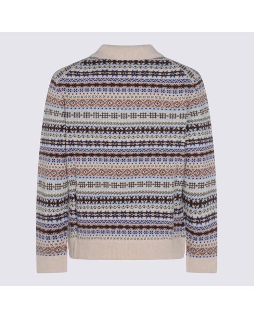 NN07 Gray Wool Knitwear for men
