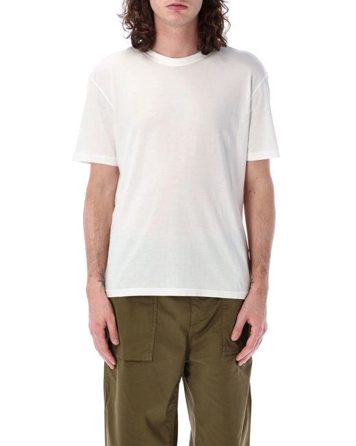 C P Company White Classic T-Shirt for men