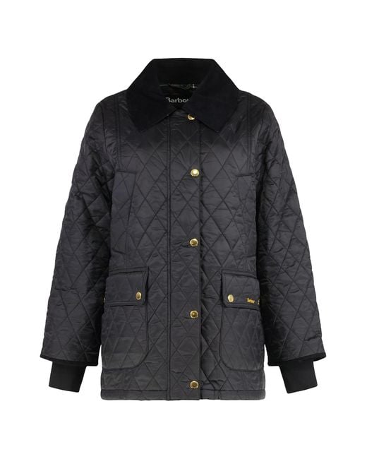 Barbour Black Modern Beadnell Quilted Jacket