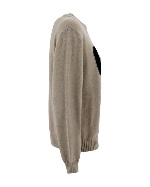 Weekend by Maxmara Gray Alpaca And Wool Jumper