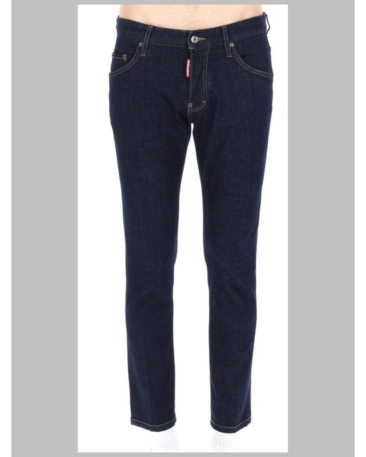 DSquared² Blue Jeans Skater Cotton for men