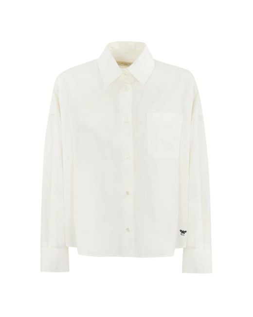 Weekend by Maxmara White Aureo Poplin Shirt
