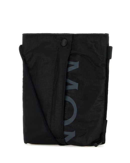 Moncler Black Nylon Alchemy Crossbody Bag for men