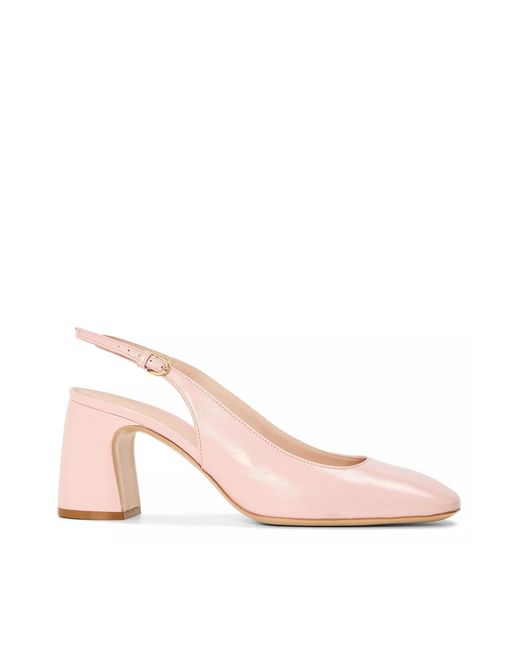 Emporio Armani Pink Patent Leather Slingback Pumps Shoes