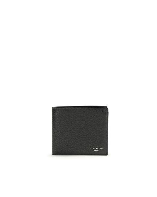 Givenchy Black Calf Leather Bos Taurus Wallet for men