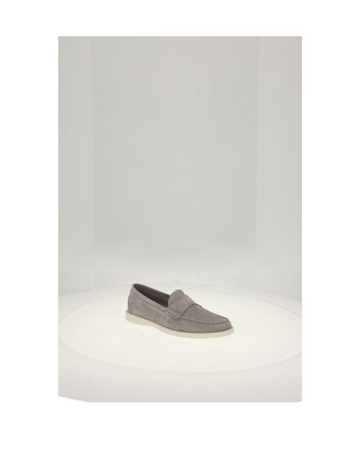Dior White Loafers Granville Suede for men