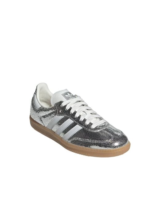 Adidas White Sneakers Samba Og Metallic Metallic/Footwear/Core Trainers