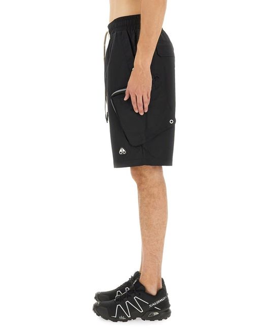 Moose Knuckles Black Short Tristan for men