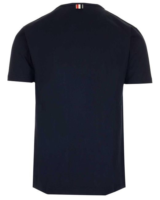 Thom Browne Blue Rbw T-Shirt for men