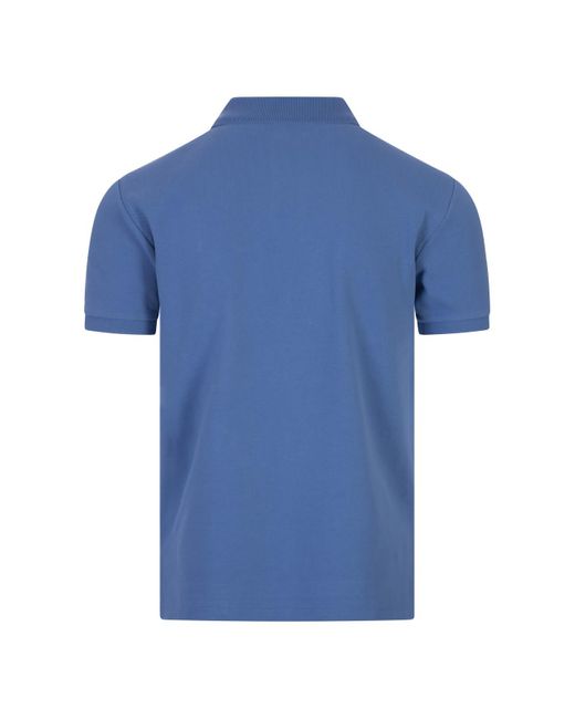 Ralph Lauren Blue Slim-Fit Polo Shirt for men