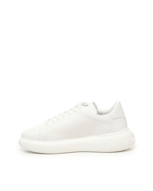 Philipp Plein White Hexagon Low Top Sneakers for men