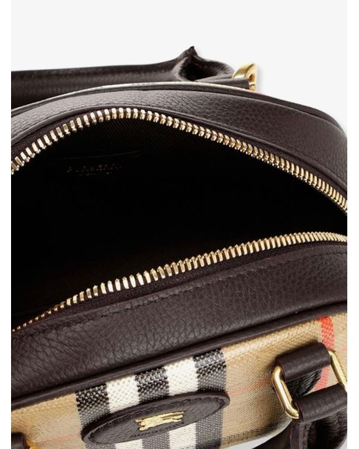 Burberry Natural Check Coated Canvas Shoulder Bag