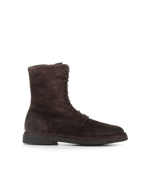 Alexander Hotto Brown Lace-Up Boot 68636