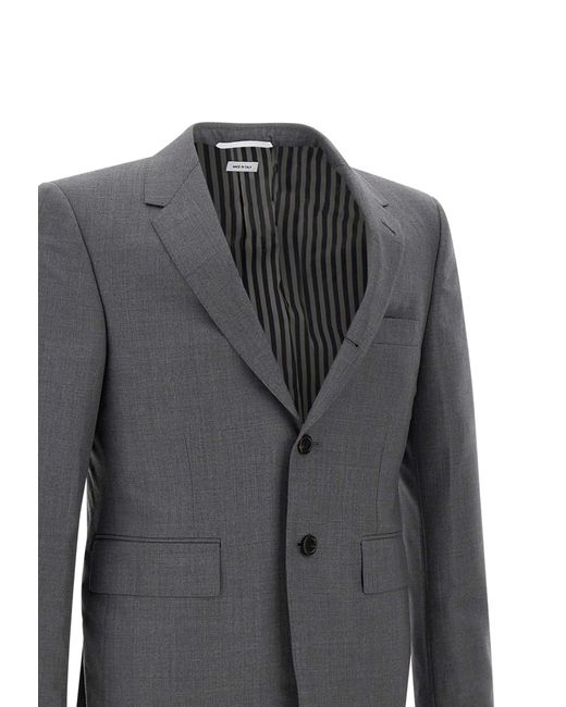 Thom Browne Gray Wool "classic Sport Coat" for men