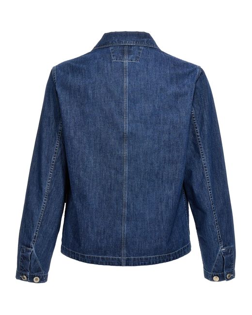 C P Company Blue 'Outerwear Medium' Jacket for men