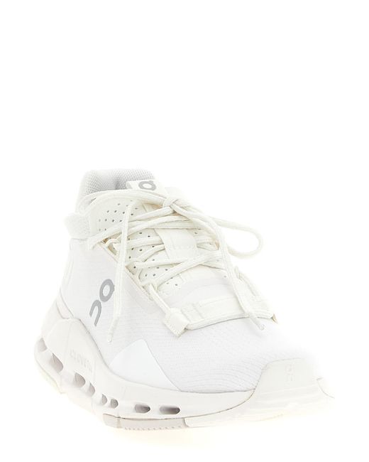 On Shoes White Cloudnova 2 Sneakers