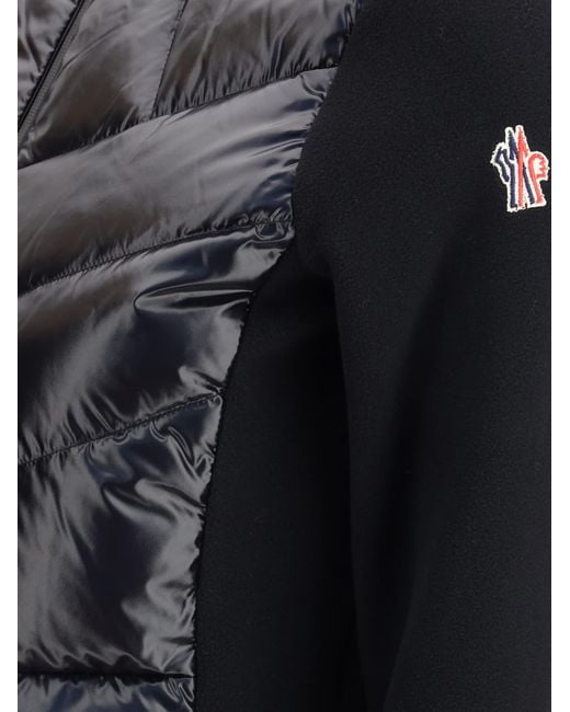 Moncler Black Jacket With Sleeves