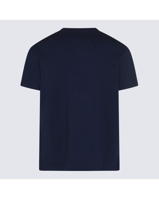Polo Ralph Lauren Blue T-Shirt E Polo Sp24 Newport Hrtg Bear for men