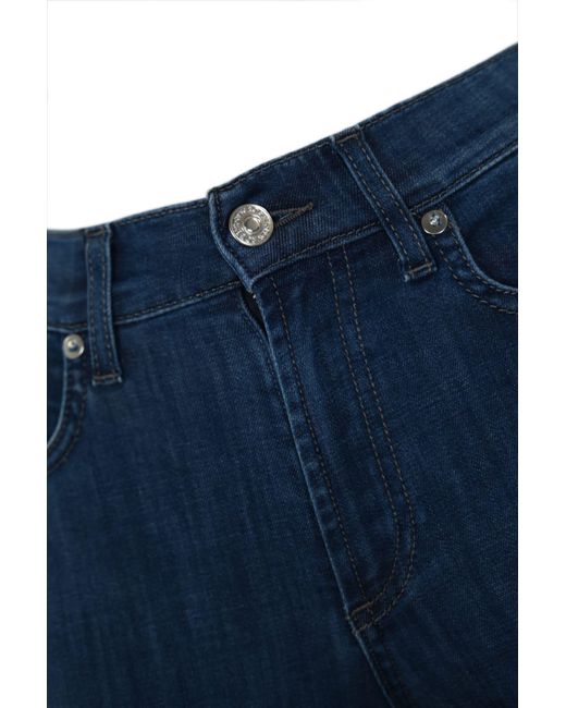 Roy Rogers Blue Flare Cropped Jeans