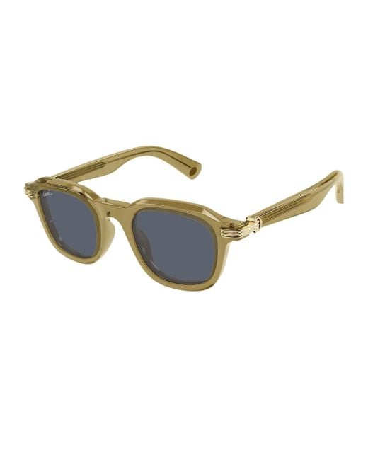 Cartier Green Cartier Ct0536S Linea Première De Cartier 005 Sunglasses for men