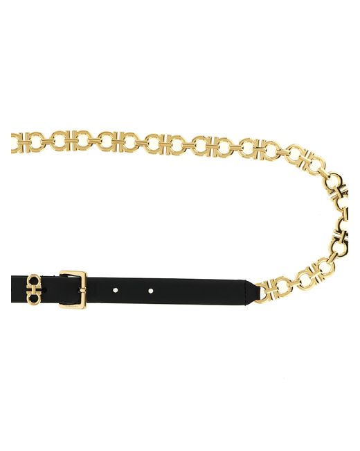Ferragamo Natural Calfskin Belt