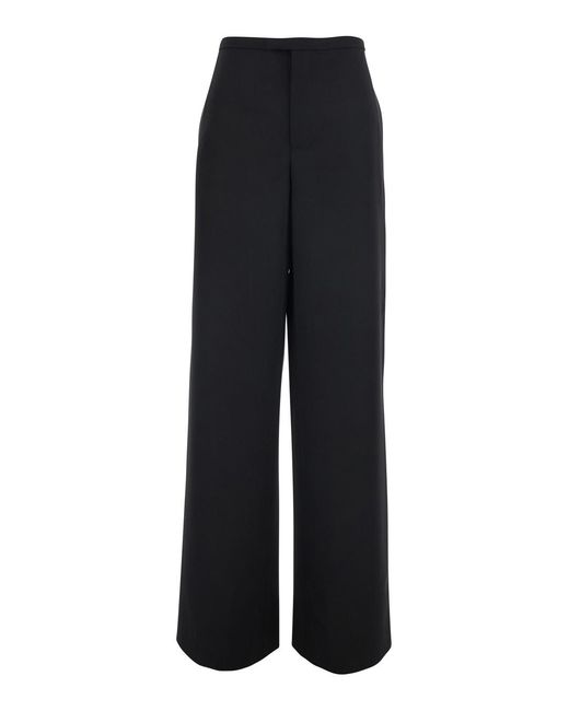 Gucci Black Wool Trousers