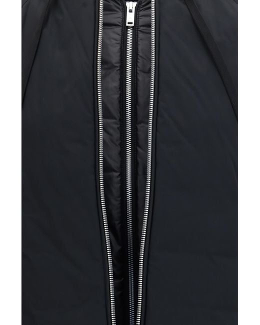 Moose Knuckles Blue Tegan Bomber Down Jacket