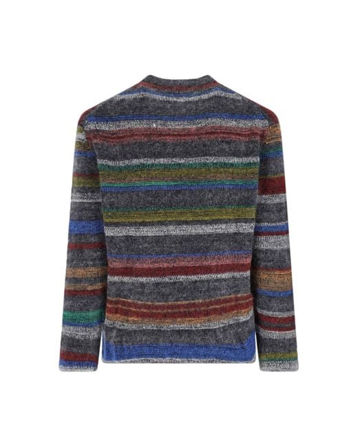 Paul Smith Blue Striped Sweater for men