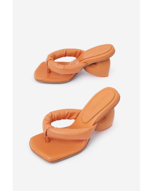 Yume Yume Orange Love Mule Sandals