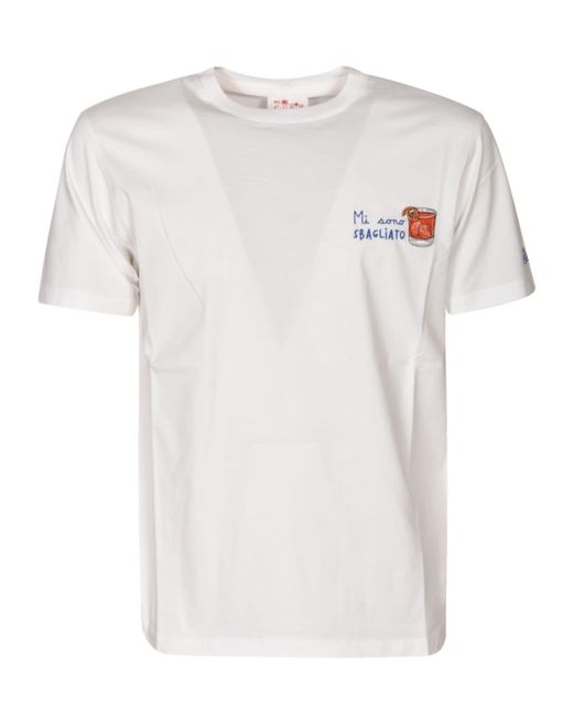 Mc2 Saint Barth White Portofino T-Shirt for men