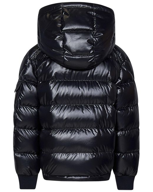 Moncler Black Down Jacket Padded for men
